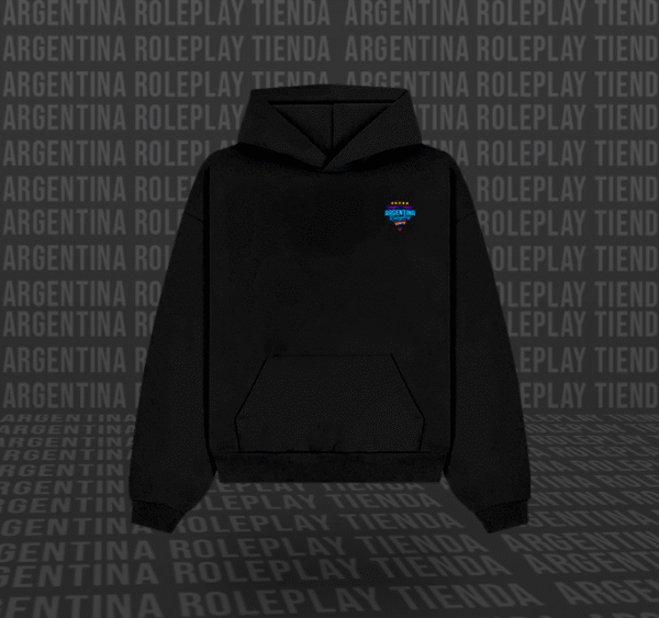 Buzo Negro Logo 3D