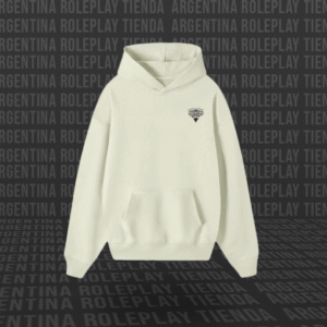 Buzo Crema Logo Negro